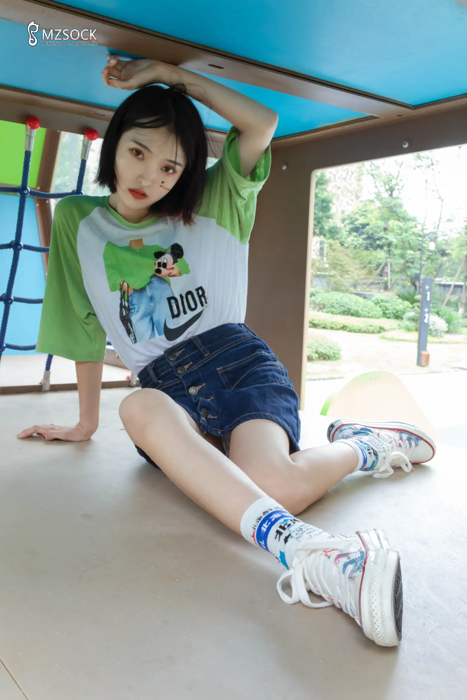 [Mzsock] Love beautiful feet NO.195 Sissi#[74P]-23