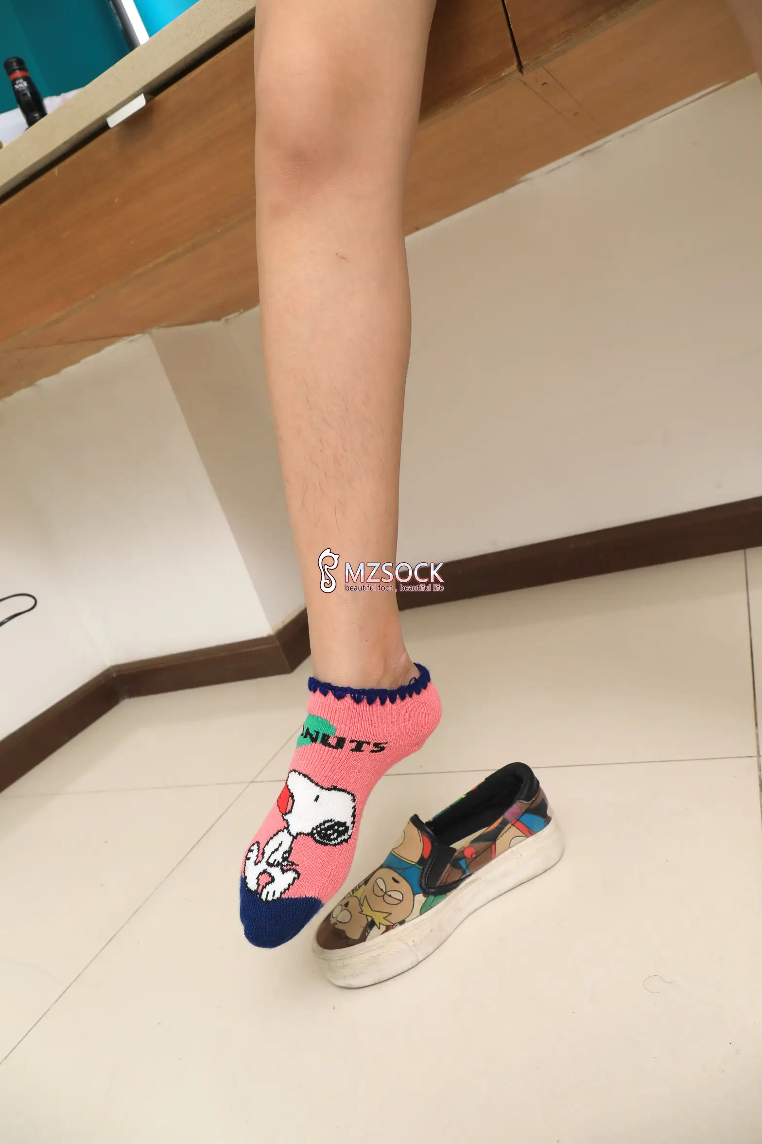 [Mzsock] Love beautiful feet NO.055 snow snow#[74P]-42