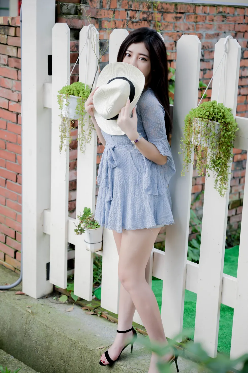 [Mzsock] NO.211 Lele dress with cool legs and high legs street photography#[71P]-15